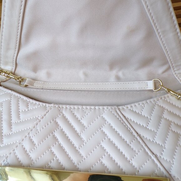 Mossimo Faux Leather Quilted Clutch with Removable Chain - Picture 6 of 9